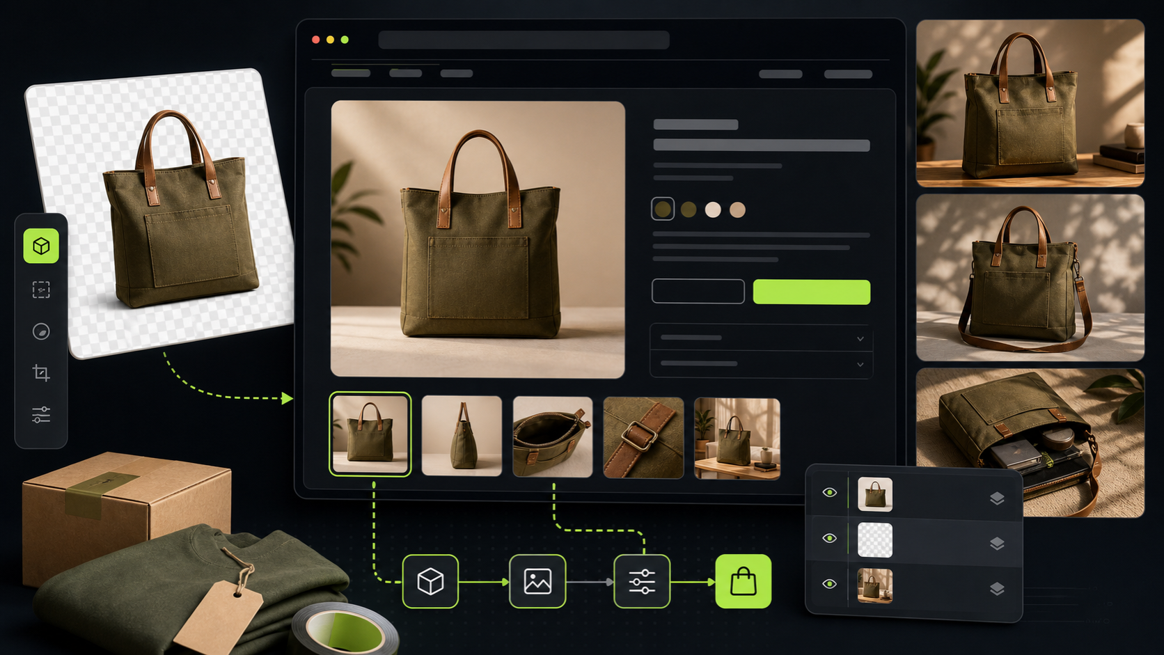 Shopify 产品图制作工作流与 PDP 图库规划