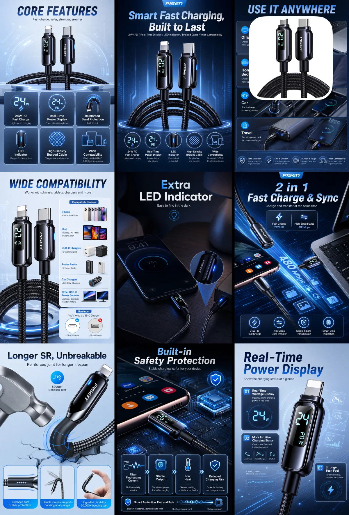 USB 配件产品图案例